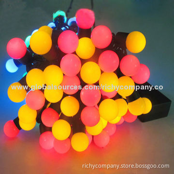 Christmas lights 10m 100 round LEDs four colors